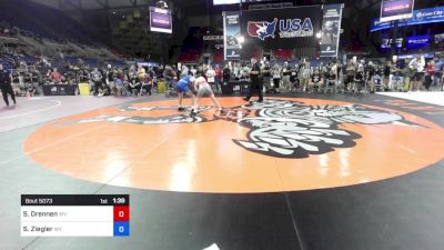 106 lbs Cons 32 #1 - Seth Drennen, WV vs Steven Ziegler, WY