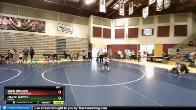 50 lbs Quarterfinal - Jack Nielsen, Bear River Junior High vs Hayze Hatch, Empire