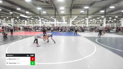 125 lbs Rr Rnd 1 - Josh Newman, South Reno WC vs Manuel Sanchez, Hyperbolic WC