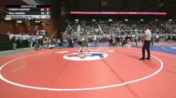 2A-190 lbs Champ. Round 1 - Corbyn Godfrey, Greybull/Riverside vs Will Warner, Tongue River