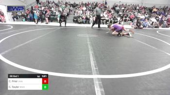 73 lbs Rr Rnd 1 - Creede Prier, Vian Wrestling Club vs Chance Taylor, Brushy Wrestling Club