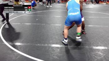 150 lbs Round 2 - Liam Taylor, MBCRD Youth Wrestling Club vs Evan Massa, SWA Slate Wrestling Academy