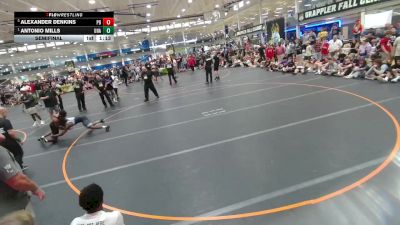 132 lbs Semifinal - Antonio Mills, Unattached vs Alexander Denkins, Perrysburg