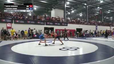 86 kg Champ. Rd Of 32 - Devin Kendrex, Hilltopper Wrestling Club vs Landon Jones, Regional Training Center South