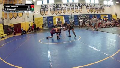 138 lbs Champ Round 1 (16 Team) - Chris Moore, Palm Harbor WC vs Taijhir Johnson, Oakleaf WC