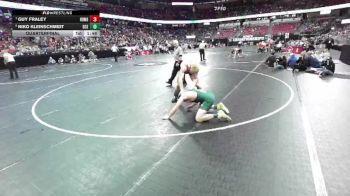 D1-190 lbs Quarterfinal - Guy Fraley, Homestead vs Niko Kleinschmidt, D.C. Everest