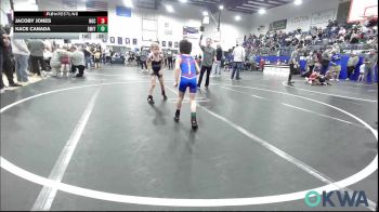 46 lbs Round Of 32 - Jacoby Jones, Norman Grappling Club vs Kace Canada, Smith Wrestling Academy
