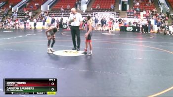 70 lbs Cons. Round 2 - Jonny Young, Midwest RTC vs Dakotah Saunders, Columbus DeSales