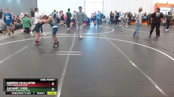 95/105 Cons. Round 1 - Andrew McAllister, Cobra Wrestling Club vs Zachary Lykes, Grizzlies Wrestling Club