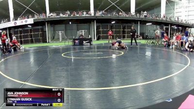 130 lbs Round 4 (6 Team) - Ava Johnson, Tennessee vs Lyniann Gusick, Iowa