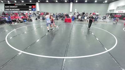 165 lbs Alex Crawley, Team Utah vs Lane Blanchard, Team Michigan - Blue
