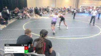 138 lbs Consi Of 64 #2 - Ezekiel Ortiz, Alpha Pack vs Peter Thompson, Hawkeye/Speakeasy WC