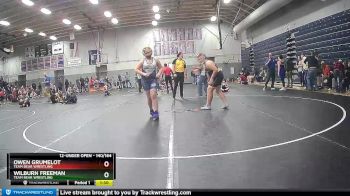 140/164 Round 2 - Wilburn Freeman, Team Bear Wrestling vs Owen Grumelot, Team Bear Wrestling