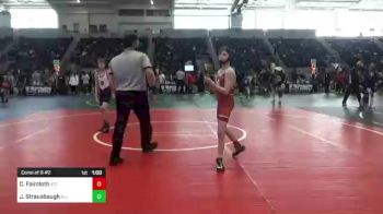 88 lbs Consi Of 8 #2 - Cole Faircloth, Atc vs Jacob Strausbaugh, All American Training Center