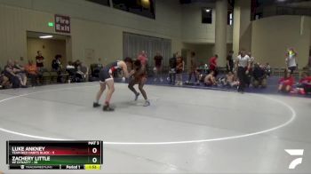 157 lbs 6th Wrestleback (32 Team) - Zachery Little, MF Dynasty vs Luke Ankney, Team Rich Habits Black