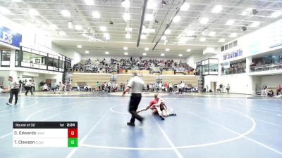 125 lbs Round Of 32 - Caleb Edwards, Unattached- Edinboro vs Travis Clawson, Clarion