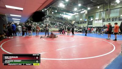 138 lbs Cons. Round 2 - Noe Morales, Southeast vs Jackson Hogget, HULBERT