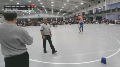 157 lbs Cons. Sub-quarters - Adrian Marciano Arbelo, Seagulls WC vs Conrad Kopari, Dickinson Wrestling Club