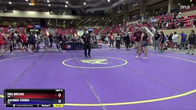 130 lbs Cons. Round 2 - Mia Bruns, OK vs Sayben Owen, OK