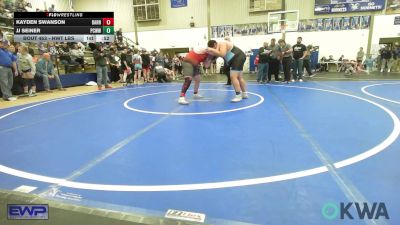 3rd Place - Kayden Swanson, Barnsdall Youth Wrestling vs Jj Seiner, Ponca City Wildcat Wrestling