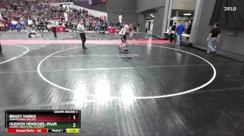 120 lbs Champ. Round 2 - Brady Marks, Winneconne Wolves vs Hudson Henschel-Paar, Askren Wrestling Academy
