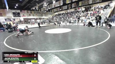 102 lbs Semifinal - Ezra Archuleta, Sunkist Kids Monster Garage vs Jacob Schutza, Granite Wrestling Club