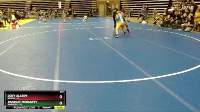 215 lbs Semis & 1st Wrestleback (8 Team) - Padraic Moriarty, Minneota vs Joey Allery, Bemidji
