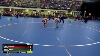 75 lbs Cons. Round 3 - Miles Maes, Wisconsin vs Cael Collins, DC Elite