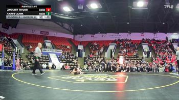120 lbs Semifinals (8 Team) - Chase Clark, Hudson Area HS vs Zachary Taylor, Clinton HS