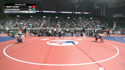 3A-215 lbs Champ. Round 1 - Lucas Chandler, Lyman vs Brady Calmes, Glenrock