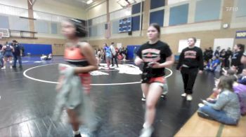 170lbs Cons. Round 2 - Alice Buchanan, Everett (Girls) vs Faye Imoesiri, Federal Way (Girls)