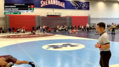 149 lbs Cons. Round 2 - Jaeckez Mendez, Alvernia University vs Zach Orseno, Otterbein University