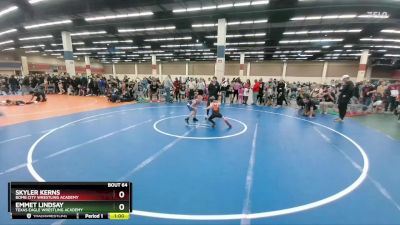 61-61 lbs Round 2 - Skyler Kerns, Bomb City Wrestling Academy vs Emmet Lindsay, Texas Eagle Wrestling Academy