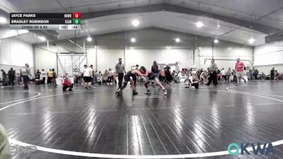 80 lbs Consi Of 8 #2 - Jayce Parks, Keystone Kids Wrestling Club vs Bradley Robinson, Claremore Wrestling Club
