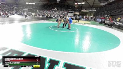 1B/2B 190 Quarterfinal - Jaden Hernandez, Warden vs Nate Dahlgren, Forks