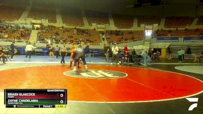 D1-285 lbs Quarterfinal - Braidi Glascock, Perry vs Zayne Candelaria, Sunnyside H.S.