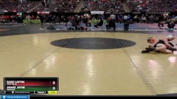 98 lbs Champ. Round 3 - Drake Jayne, Meridian vs Gage Loftin, Post Falls