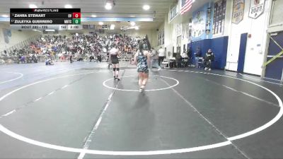 125 lbs Champ. Round 2 - Zahra Stewart, Orange Vista vs Zuleyka Guerrero, Montclair