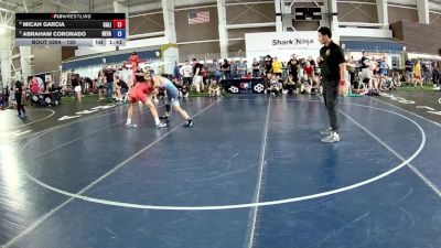 120 lbs Semis - Micah Garcia, California vs Abraham Coronado, Nevada