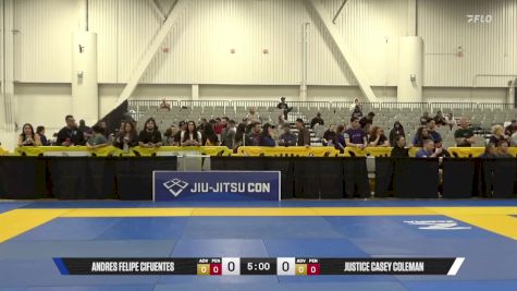 Justice Casey Coleman vs Andres Felipe Cifuentes 2025 World IBJJF Jiu-Jitsu No-Gi Championship