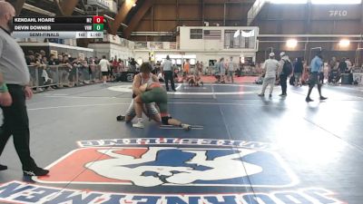 215 lbs Semifinal - Kendahl Hoare, M2 vs Devin Downes, Vhw