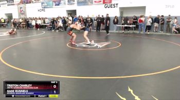 215 lbs Round 2 - Gage Runnels, Interior Grappling Academy vs Triston Charley, Arctic Warriors Wrestling Club