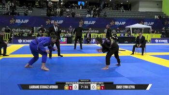 Emily Lynn Leyva vs Lauriane Stavacz Afonso 2026 European Jiu-Jitsu IBJJF Championship