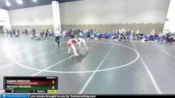 132 lbs Round 2 - Hanna Errthum, Combat W.C. School Of Wrestling vs Netavia Wickson, Illinois