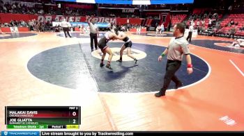 2A 165 lbs Cons. Round 2 - Malakai Davis, Chicago (Hancock) vs Joe Gliatta, Elmhurst (IC Catholic)