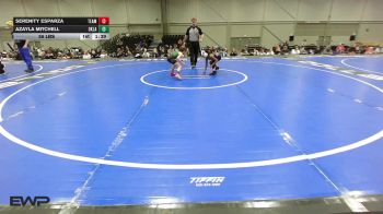 55 lbs Semifinal - Serenity Esparza, Team Washington K-6 vs Azayla Mitchell, Oklahoma Mafia Girls K-6
