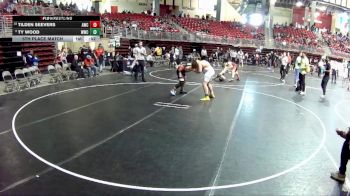 160 lbs 5th Place Match - Ty Wood, Wrestling With Character vs Tilden Seevers, Anselmo-Merna Wrestling Club