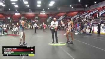 145 lbs Cons. Round 4 - Matthew Dion, Williamston vs Louis Smith, Three Rivers