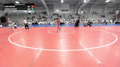 150 lbs Rr Rnd 2 - Jake Philips, Mat Warriors Stars vs Mason Felton, Micky's Minions Blue