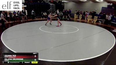 100 lbs. Cons. Round 7 - Juliana Tice, North Kansas City vs Milayna Drummond, DeSoto